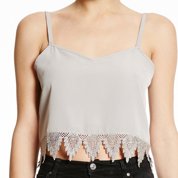 BCBGeneration Tops - BCBG Crochet Lace Bottom Cami NWT Sz Choice